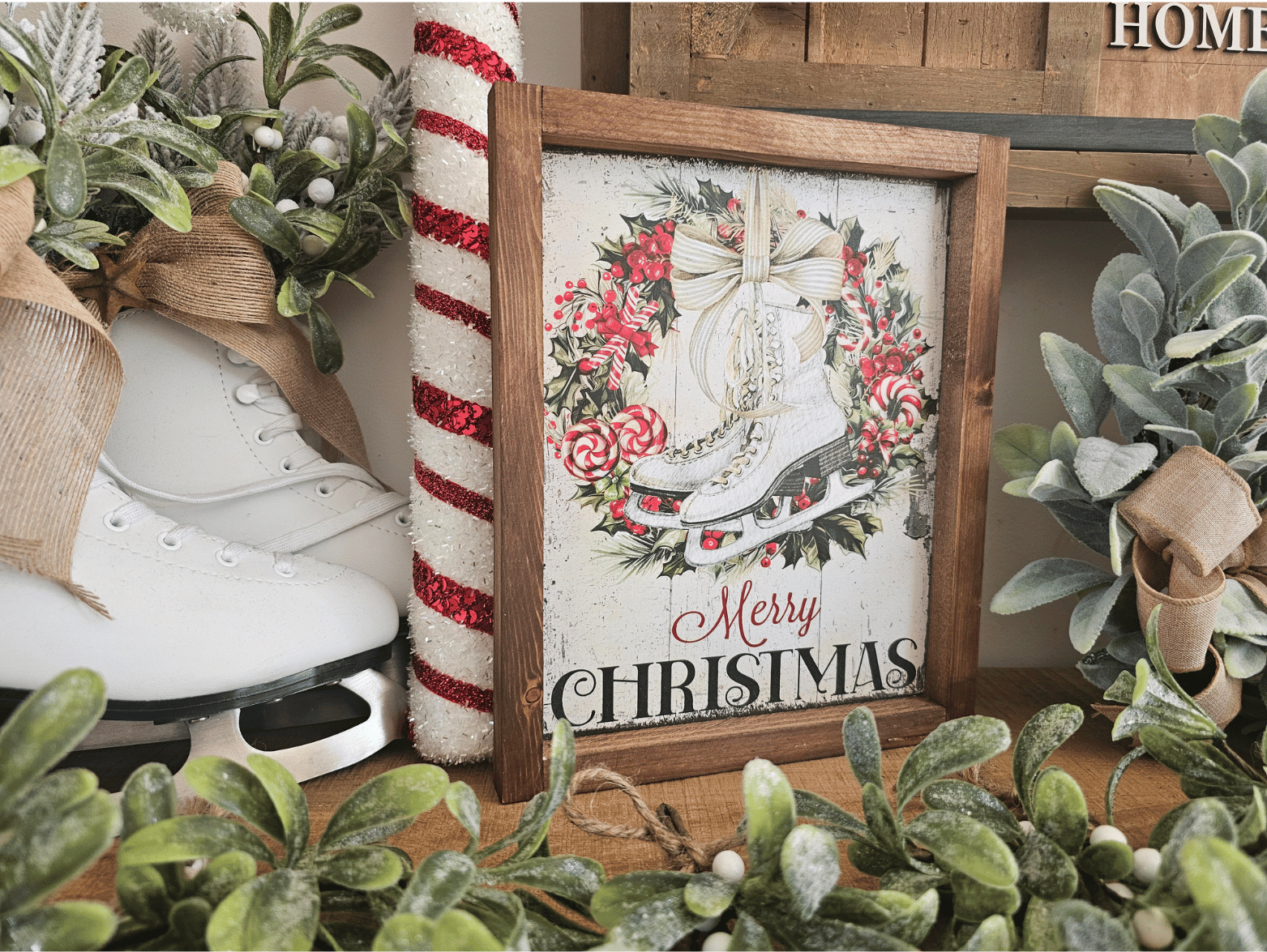 cadre-sign-farmhouse-merry-christmas--decoration-saisonniere-noel-christmas-winter-skate-rental-vintage-cottage-rustique-campagnard-champetre-ferme-shabby (3)