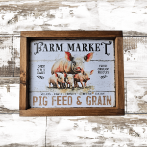 cadre-sign-farmhouse-en-bois-farm-market-pig-decoration-saisonniere-vintage-cottage-rustique-campagnard-champetre-ferme-shabby