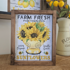 cadre-sign-farmhouse-farm-fresh-sunflowers-decoration-saisonniere-spring-vintage-cottage-rustique-campagnard-champetre-ferme-shabby