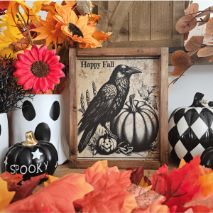 cadre-sign-farmhouse-happy-fall-decoration-saisonniere-automne-halloween-fall-pumpkin-autumn-vintage-cottage-rustique-campagnard-champetre-ferme-shabby