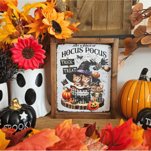 cadre-sign-farmhouse-hocus-pocus-trick-or-treat-decoration-saisonniere-automne-halloween-fall-pumpkin-autumn-vintage-cottage-rustique-campagnard-champetre-ferme-shabby