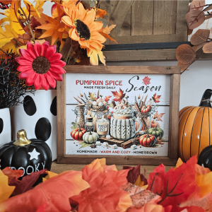 cadre-sign-farmhouse-pumpkin-spice-season-decoration-saisonniere-automne-halloween-fall-pumpkin-autumn-vintage-cottage-rustique-campagnard-champetre-ferme-shabby