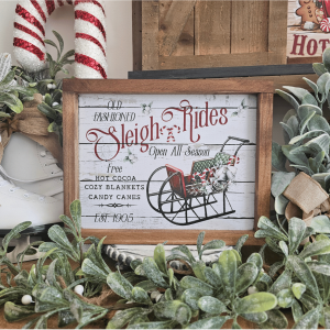 décoration Noël farmhouse