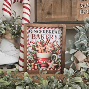 cadre-sign-farmhouse-gingerbread-bakery-decoration-saisonniere-noel-christmas-winter-vintage-cottage-rustique-campagnard-champetre-ferme-shabby