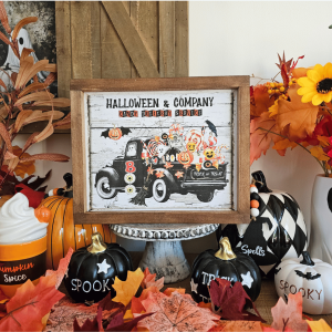 halloween décoration rustique