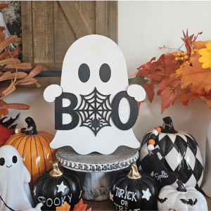 Sign Farmhouse - Ghost BOO XL