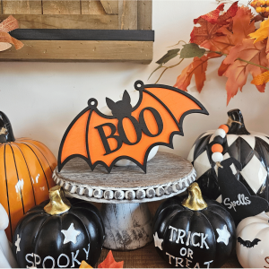 Sign Farmhouse - Bat BOO