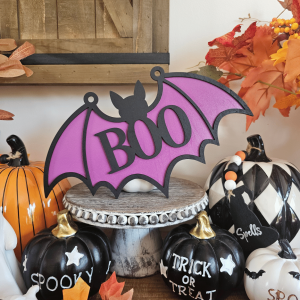 Sign Farmhouse - Bat BOO 2