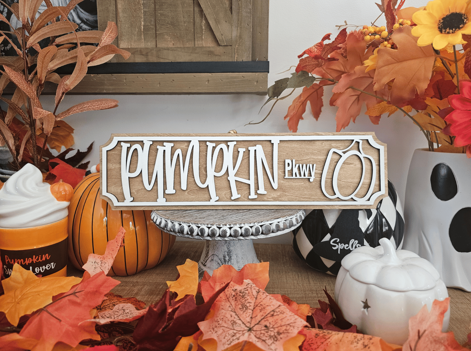 Lot De 4 Découpes En Bois Brut Forme Citrouille – à Peindre, Décorer Pour Halloween/automne