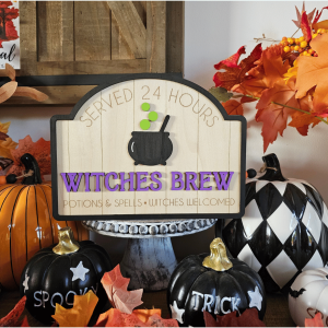 Sign Farmhouse - Witches Brew
