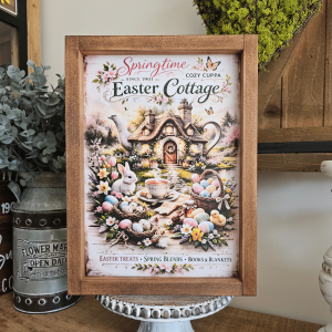 Cadre Sign Farmhouse – Springtime Easter Cottage