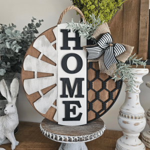 Enseigne farmhouse en bois faite main, décoration murale rustique et campagne chic